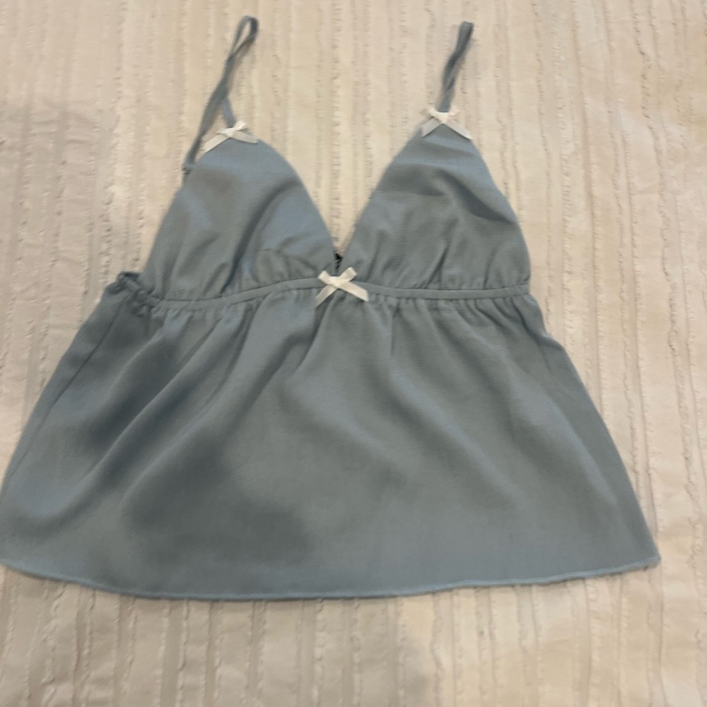 PRINCESS POLLY blue top. Size 2